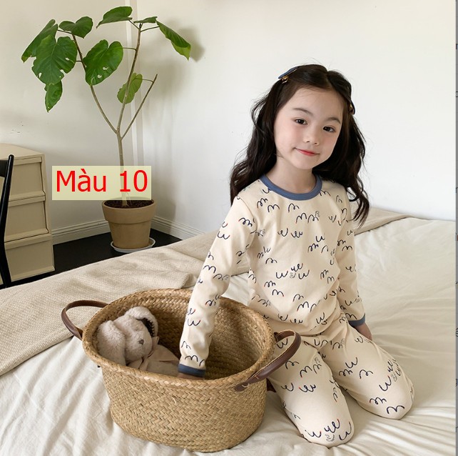 HH1893 - ❤️ BỘ MẶC NHÀ BÉ TRAI - BÉ GÁI CHÍNH HÃNG AMBB