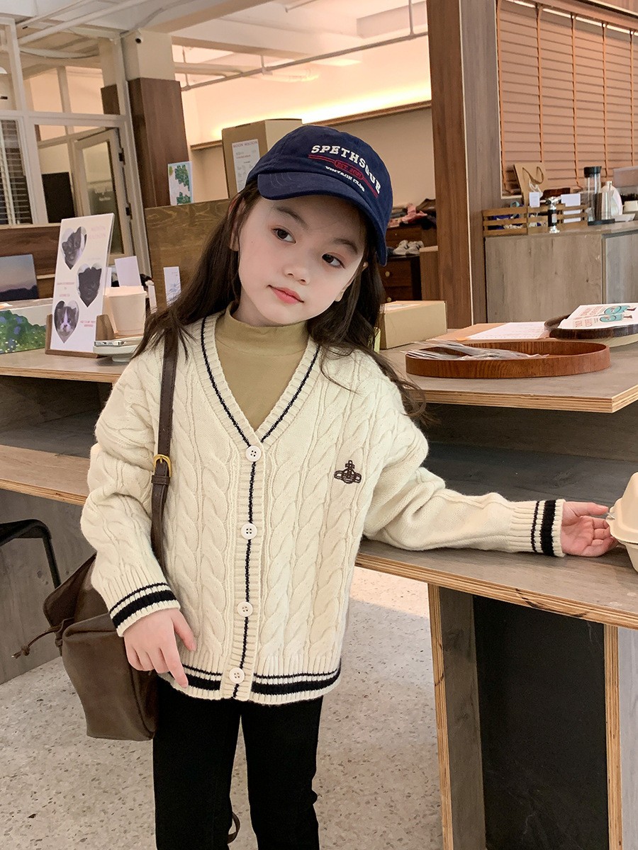 HH2096 - CARDIGAN BÉ GÁI CHÍNH HÃNG AMBB
