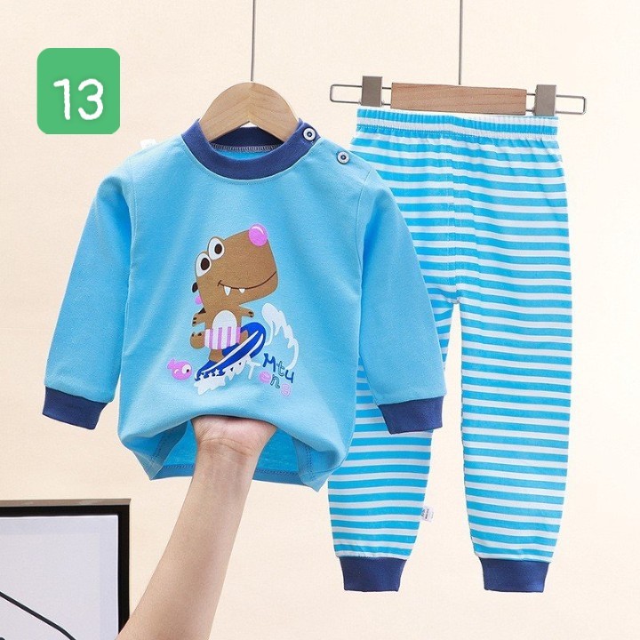 HA2096 - BỘ COTTON MẶC NHÀ DÀI TAY