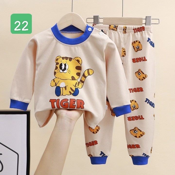 HA2096 - BỘ COTTON MẶC NHÀ DÀI TAY