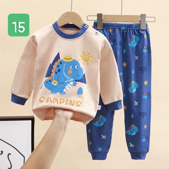 HA2096 - BỘ COTTON MẶC NHÀ DÀI TAY