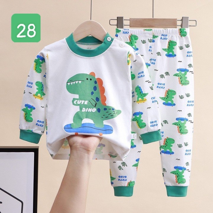 HA2096 - BỘ COTTON MẶC NHÀ DÀI TAY