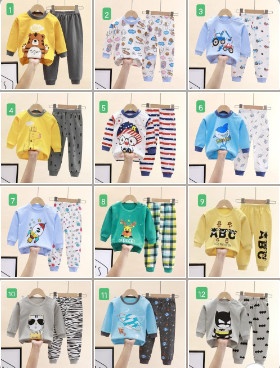 HA2096 - BỘ COTTON MẶC NHÀ DÀI TAY