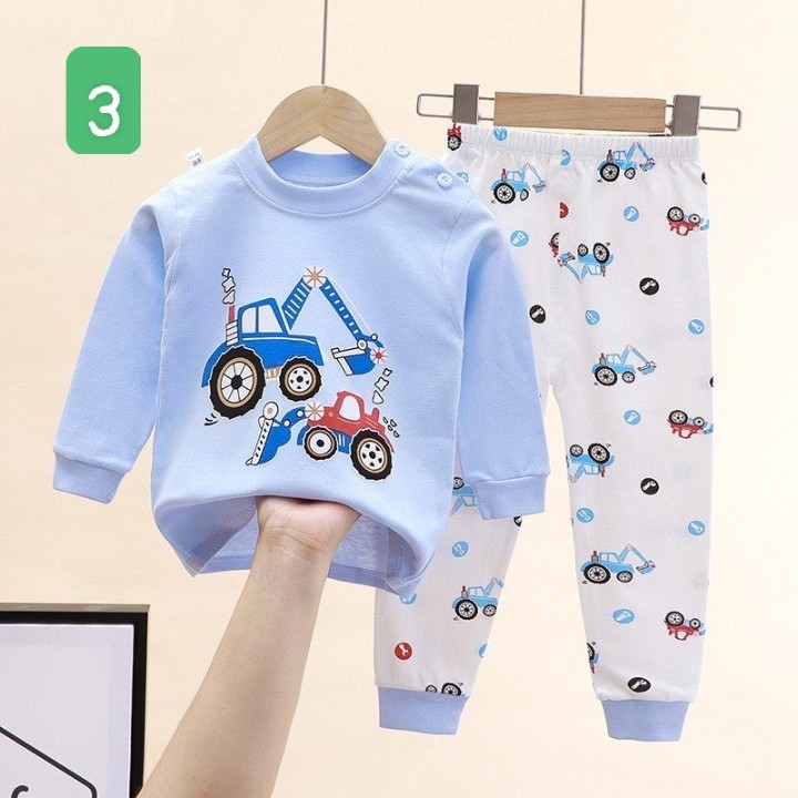 HA2096 - BỘ COTTON MẶC NHÀ DÀI TAY