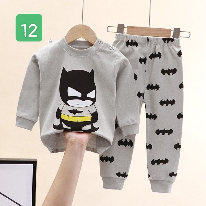 HA2096 - BỘ COTTON MẶC NHÀ DÀI TAY