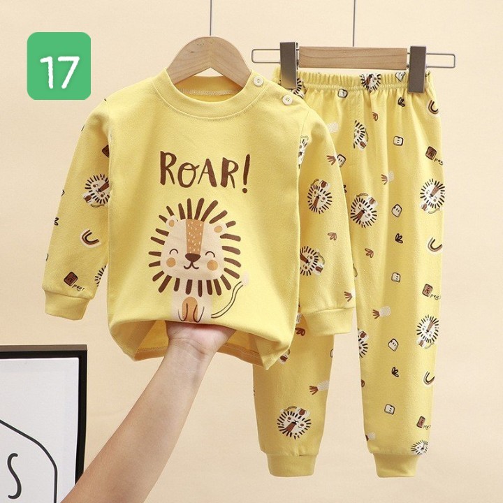 HA2096 - BỘ COTTON MẶC NHÀ DÀI TAY