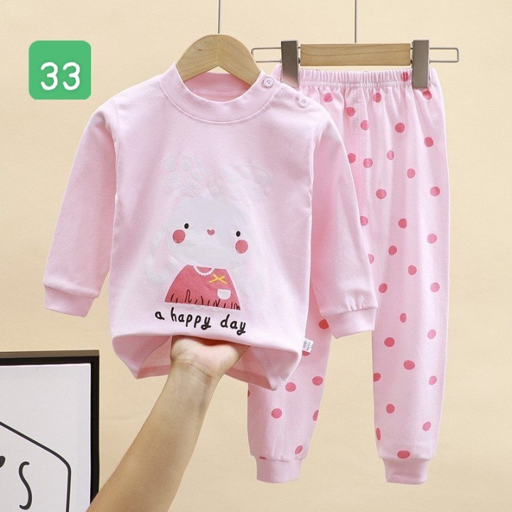 HA2096 - BỘ COTTON MẶC NHÀ DÀI TAY