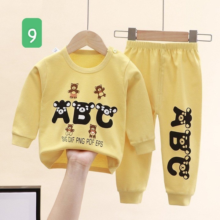 HA2096 - BỘ COTTON MẶC NHÀ DÀI TAY