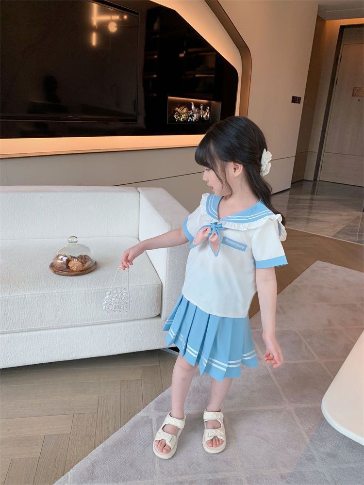 HH2492 - ‼ VÁY VIỀN CỔ BÉ GÁI