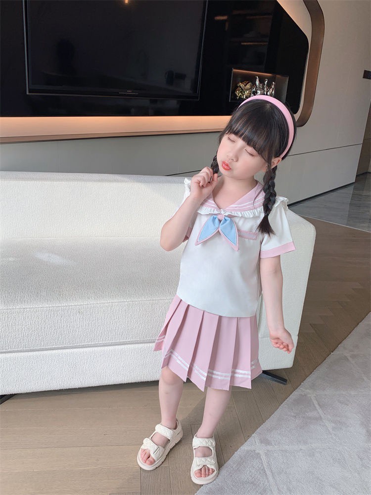 HH2492 - ‼ VÁY VIỀN CỔ BÉ GÁI