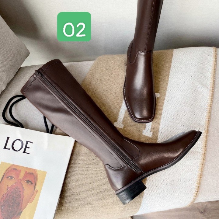 HA2596 - BOOT CAO CỔ ĐẾ BẰNG