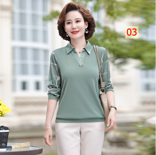 HH2793 - ÁO DÀI TAY TRUNG NIÊN THỜI TRANG