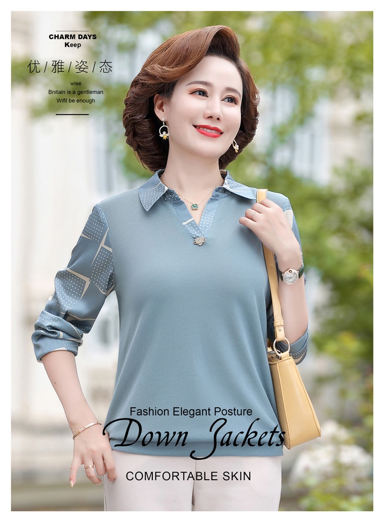 HH2793 - ÁO DÀI TAY TRUNG NIÊN THỜI TRANG