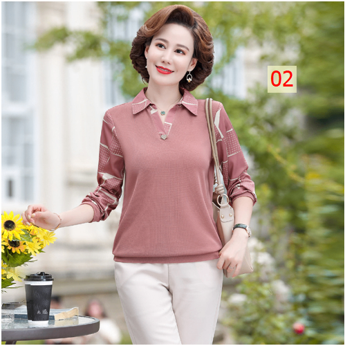 HH2793 - ÁO DÀI TAY TRUNG NIÊN THỜI TRANG