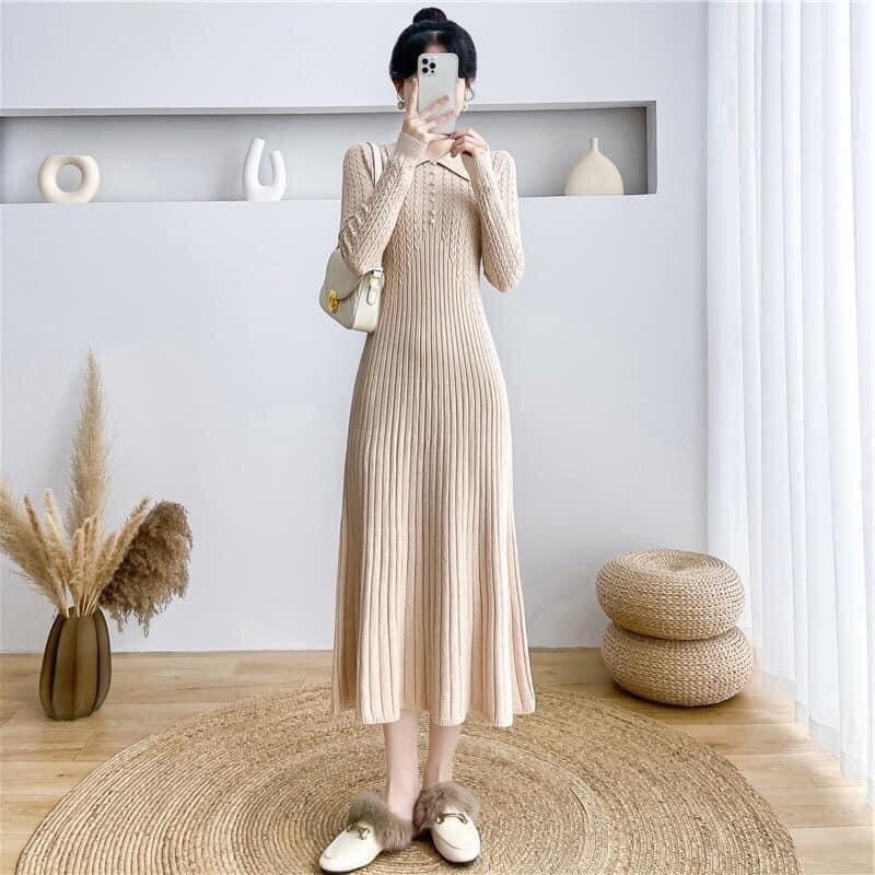 HA2794 - VÁY LEN POLO DÁNG DÀI
