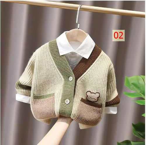HH3102 - LEN CARDIGAN CHO BÉ YÊU