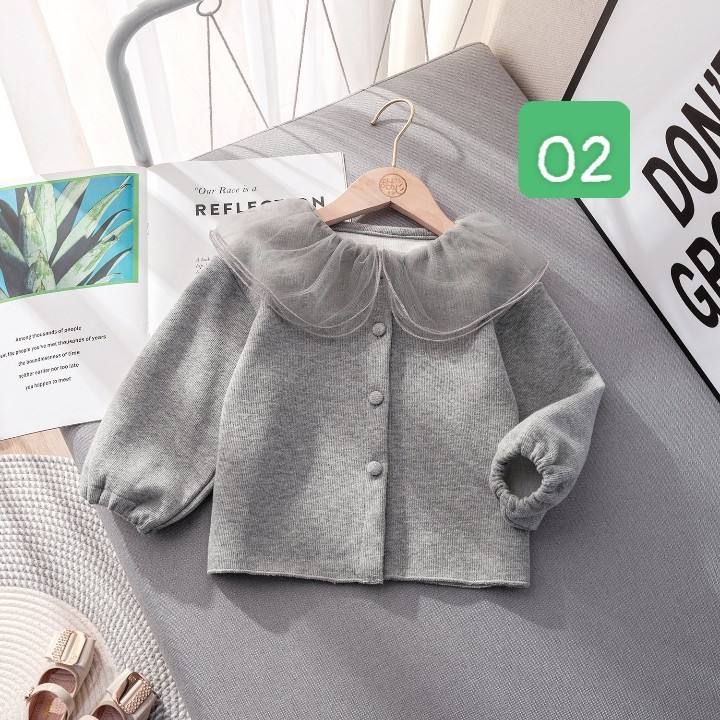 HA3104 - ÁO PHỐI CỔ REN HÀN QUỐC
