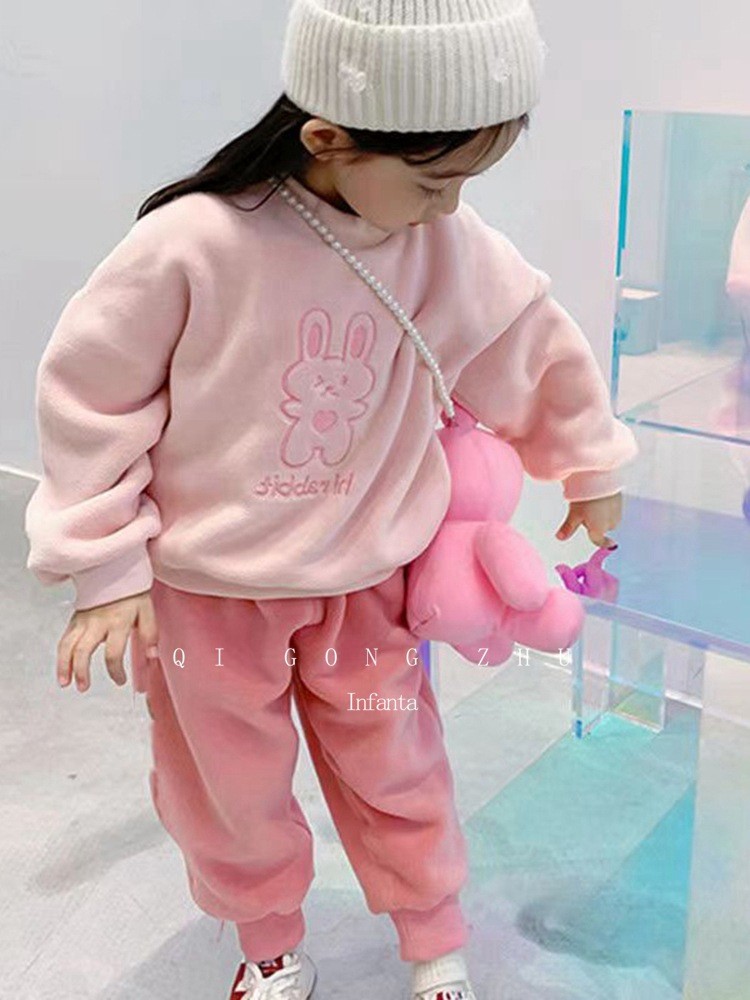 HA4108 - BỘ NỈ CHO BÉ GÁI