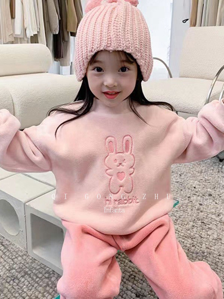 HA4108 - BỘ NỈ CHO BÉ GÁI