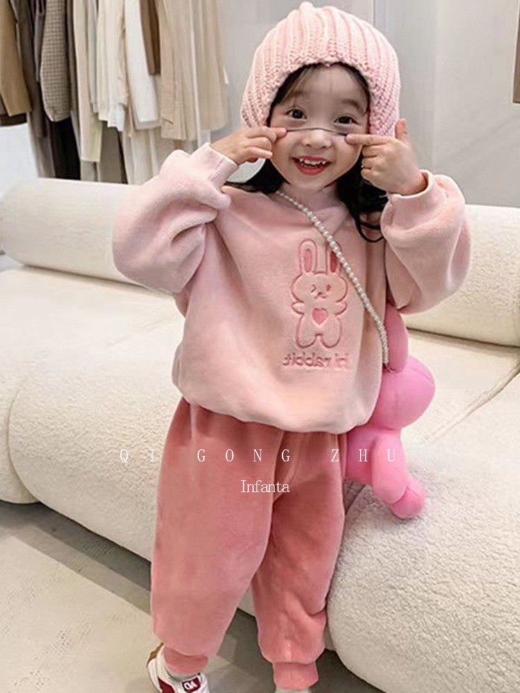 HA4108 - BỘ NỈ CHO BÉ GÁI