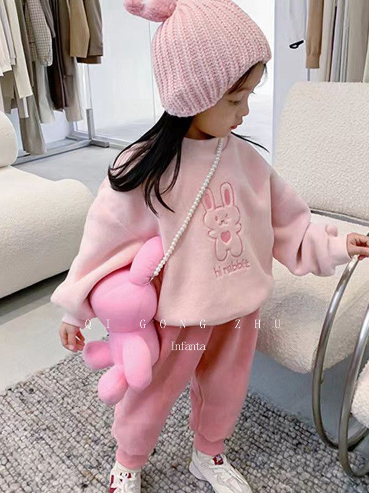 HA4108 - BỘ NỈ CHO BÉ GÁI