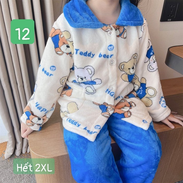 HA5103 - BỘ PIZAMA LÔNG CỪU MẸ CON
