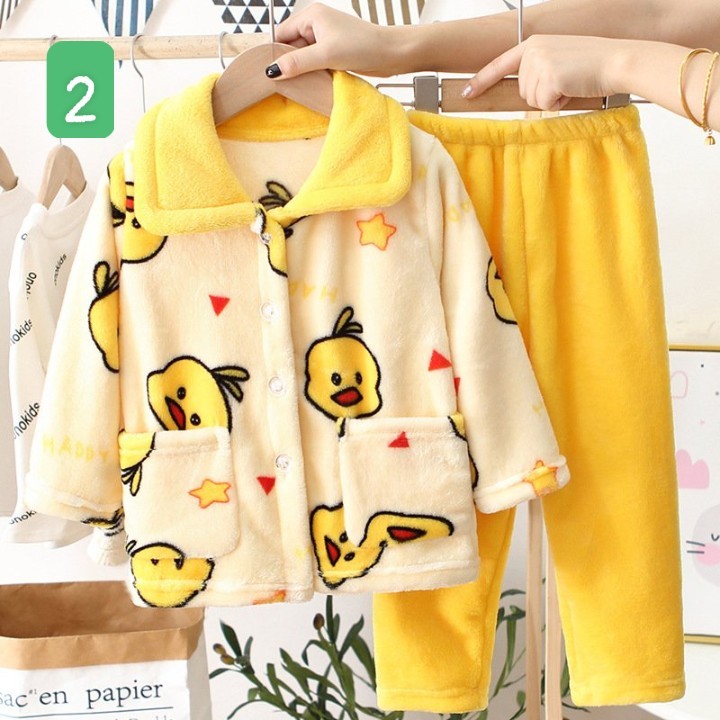 HA5103 - BỘ PIZAMA LÔNG CỪU MẸ CON
