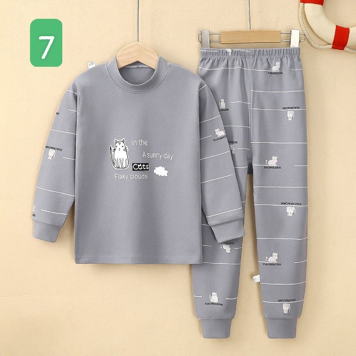 HA5107 - BỘ COTTON MẶC NHÀ CHO BÉ