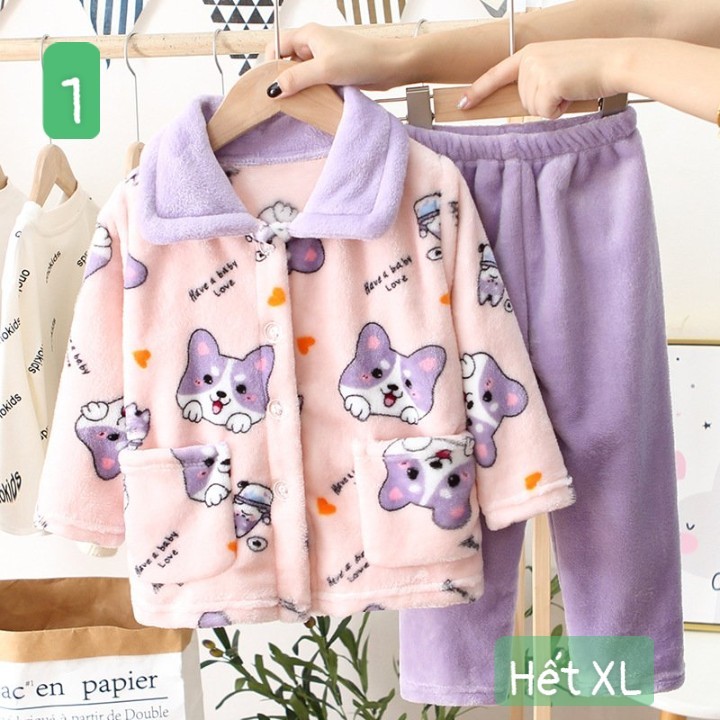 HA5103 - BỘ PIZAMA LÔNG CỪU MẸ CON