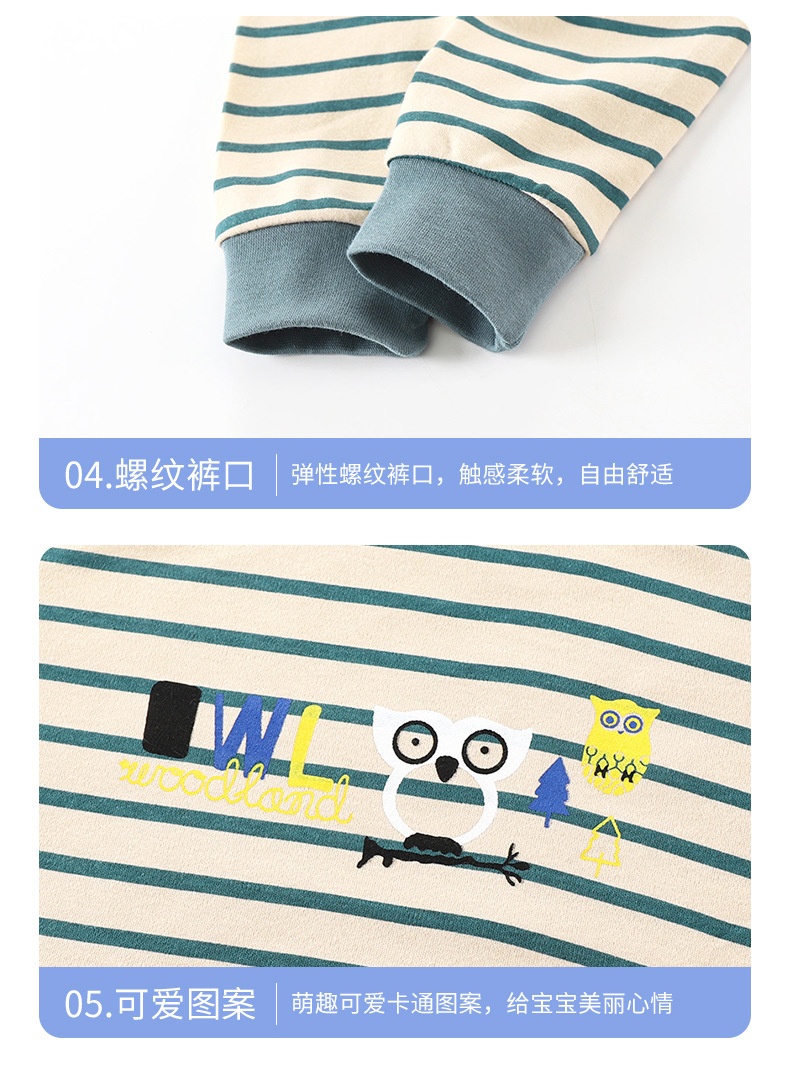 HA5107 - BỘ COTTON MẶC NHÀ CHO BÉ