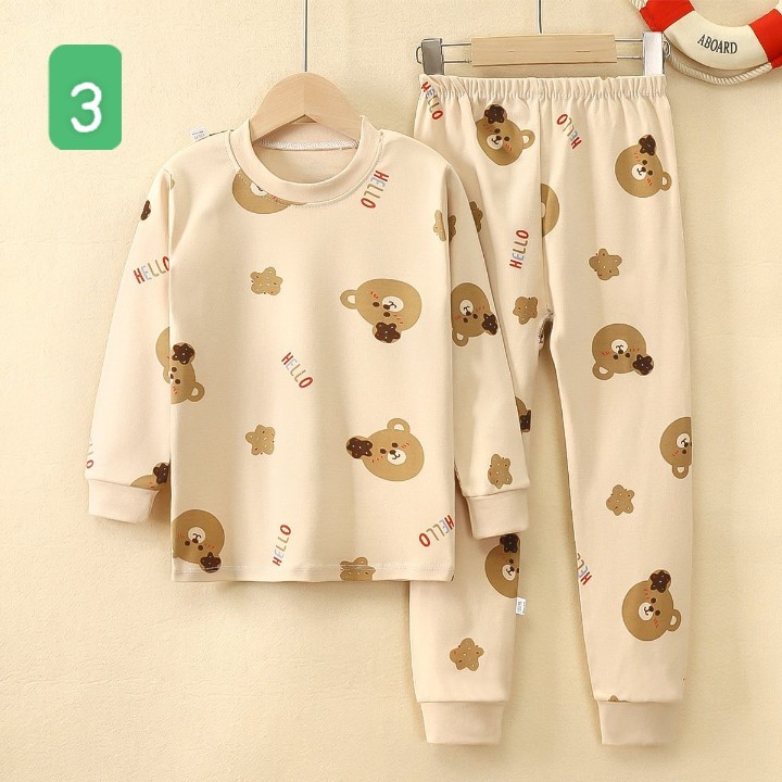 HA5107 - BỘ COTTON MẶC NHÀ CHO BÉ