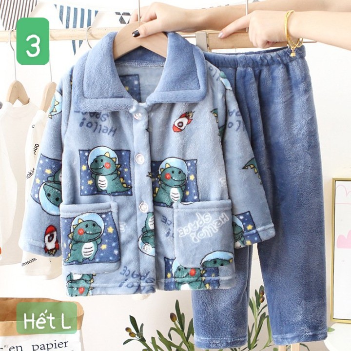 HA5103 - BỘ PIZAMA LÔNG CỪU MẸ CON