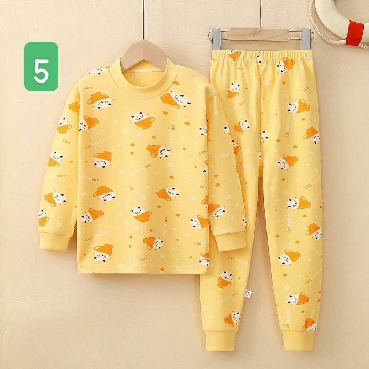 HA5107 - BỘ COTTON MẶC NHÀ CHO BÉ