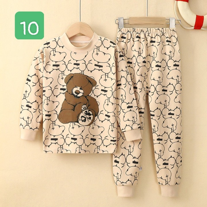 HA5107 - BỘ COTTON MẶC NHÀ CHO BÉ