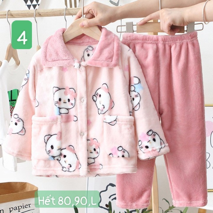 HA5103 - BỘ PIZAMA LÔNG CỪU MẸ CON