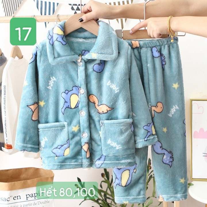 HA5103 - BỘ PIZAMA LÔNG CỪU MẸ CON