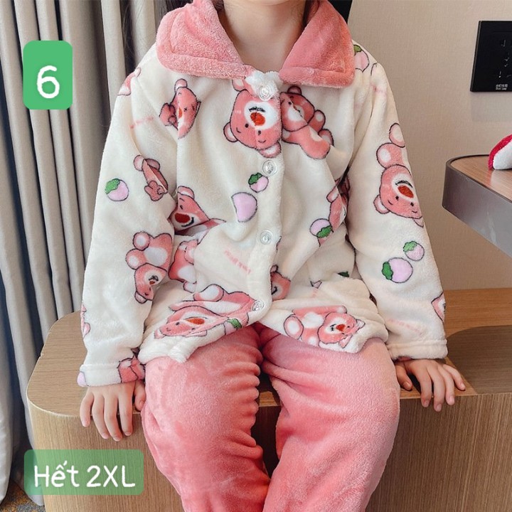 HA5103 - BỘ PIZAMA LÔNG CỪU MẸ CON