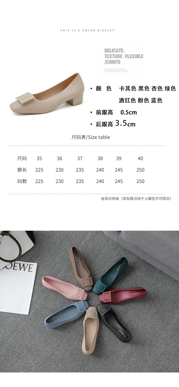 HH7105 - 🌈 GIÀY NHỰA ĐI MƯA