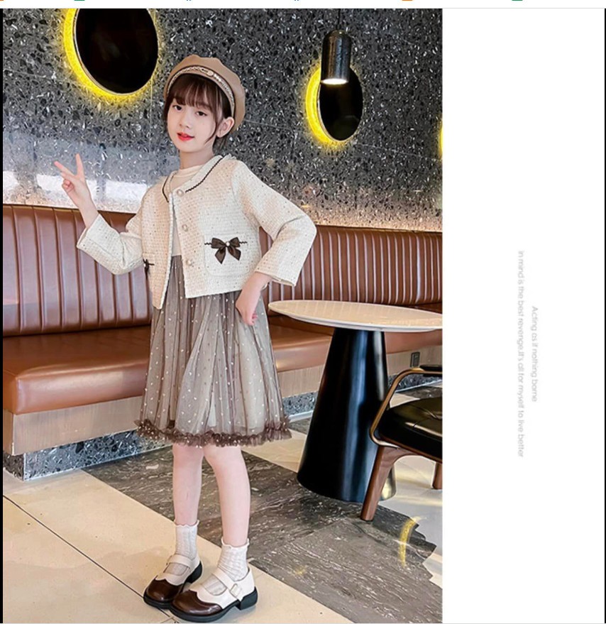 HH8101 - ❤️ ❌ SET VÁY DẠ BÉ GÁI