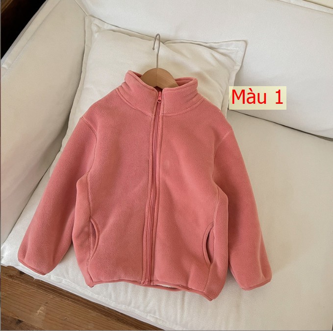 HH9105 - 💎 ÁO KHOÁC NỈ LÔNG CỪU BÉ TRAI - BÉ GÁI.