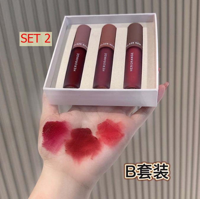 HH9106 - 💎 ☘️☘️SET SON 3 CÂY HÃNG HERORANGE NỘI ĐỊA TRUNG