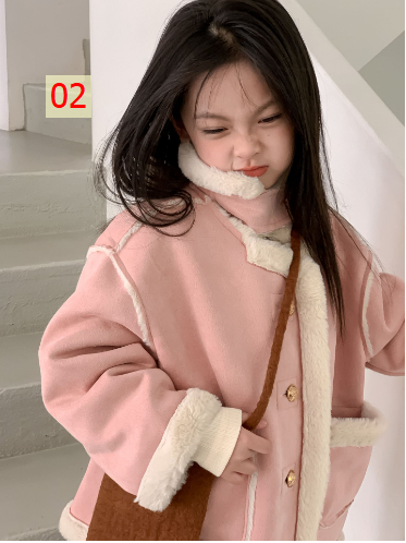 HH12107 - ÁO KHOÁC DA LỘN LÓT LÔNG BG
