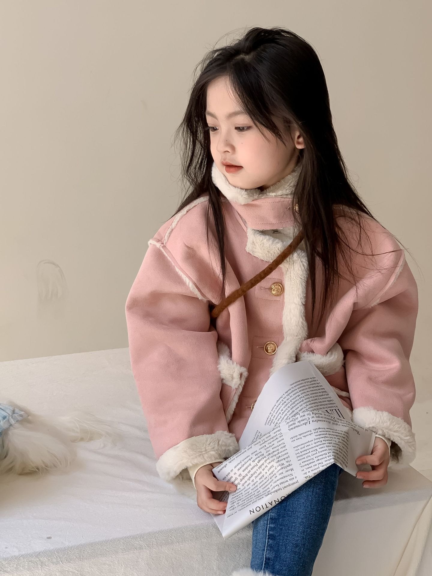 HH12107 - ÁO KHOÁC DA LỘN LÓT LÔNG BG