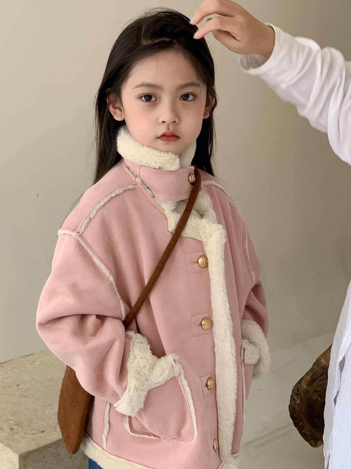 HH12107 - ÁO KHOÁC DA LỘN LÓT LÔNG BG