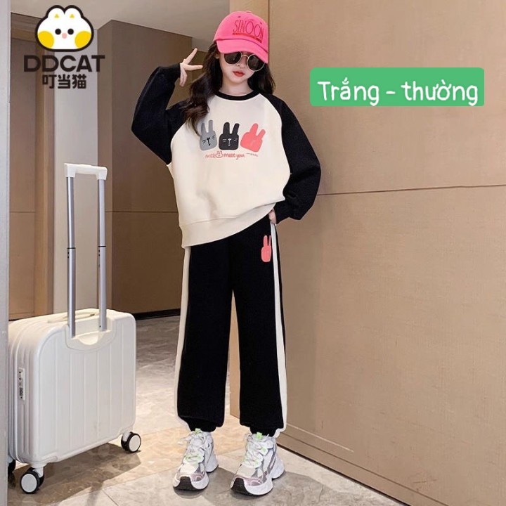 HA13109 - BỘ NỈ DDCAT HÌNH THỎ