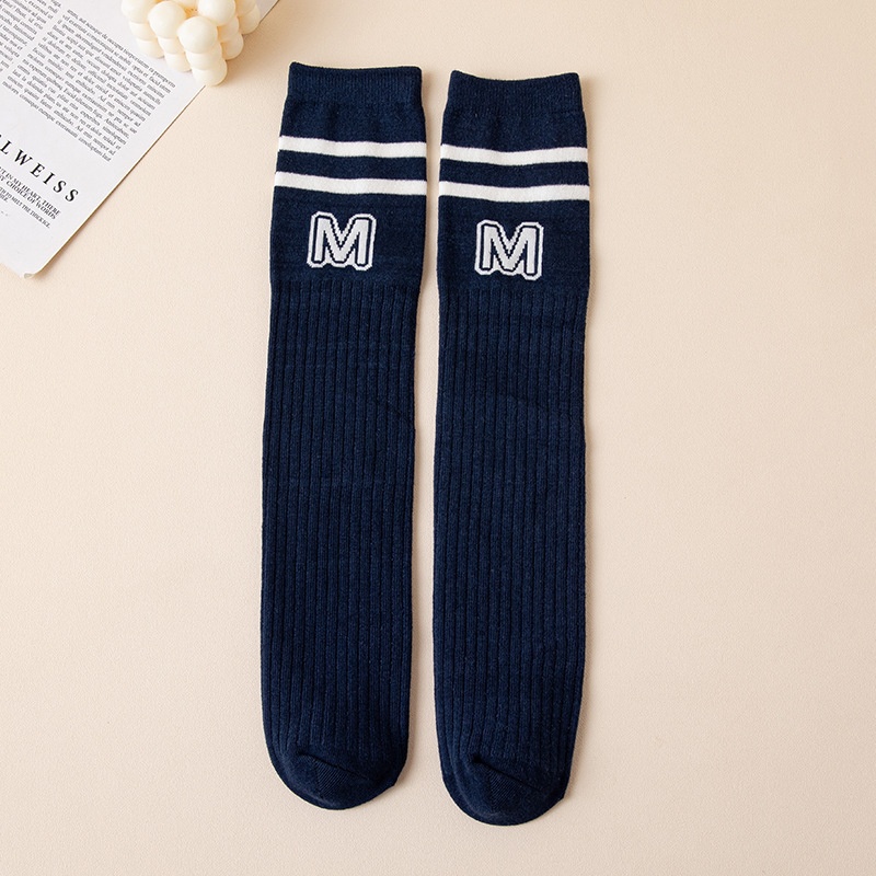 HA13108 - COMBO 5 ĐÔI TẤT ĐÙI LỬNG CHỮ M