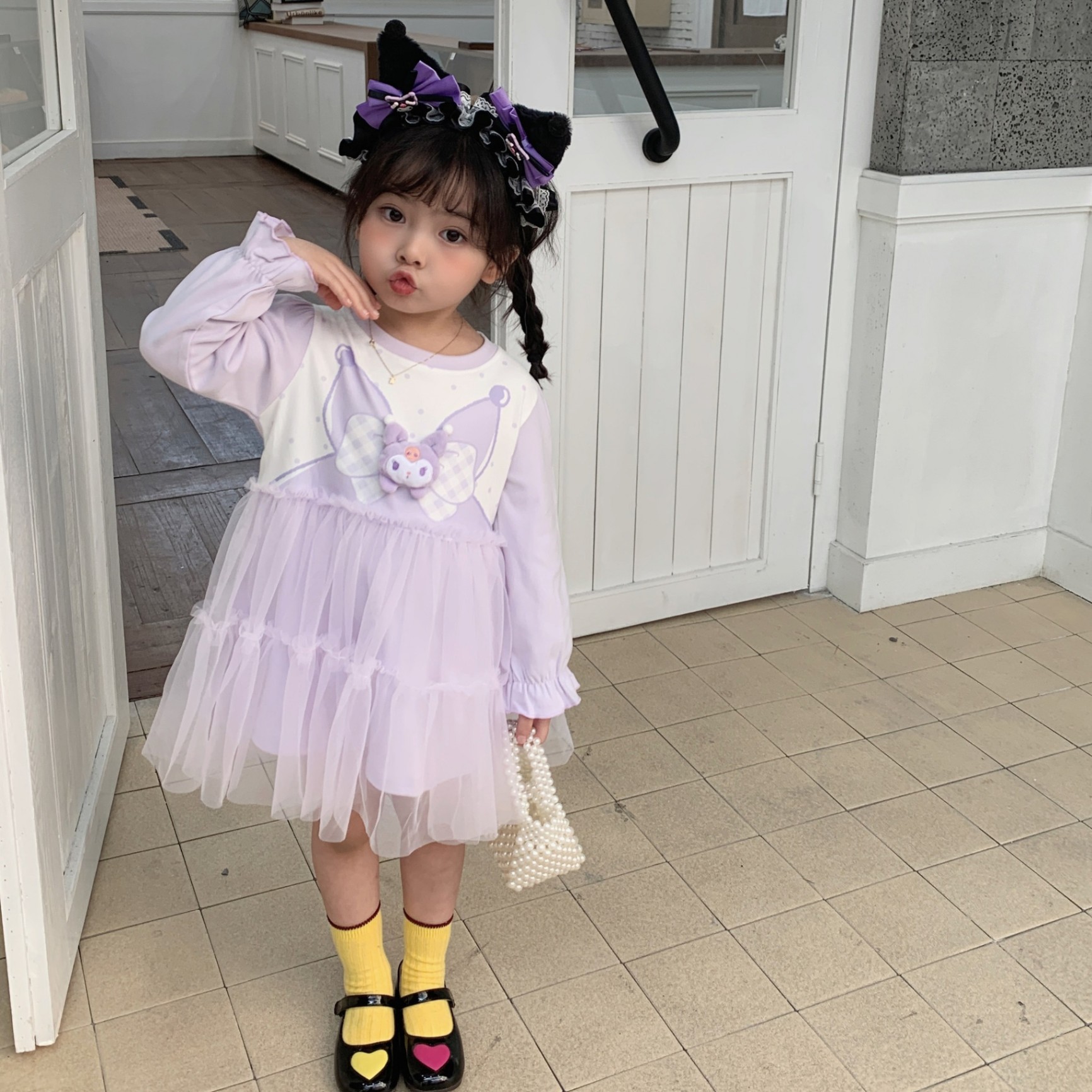 HA13104 - VÁY THU ĐÔNG BÉ GÁI
