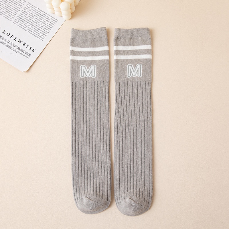 HA13108 - COMBO 5 ĐÔI TẤT ĐÙI LỬNG CHỮ M