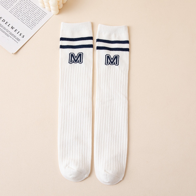 HA13108 - COMBO 5 ĐÔI TẤT ĐÙI LỬNG CHỮ M