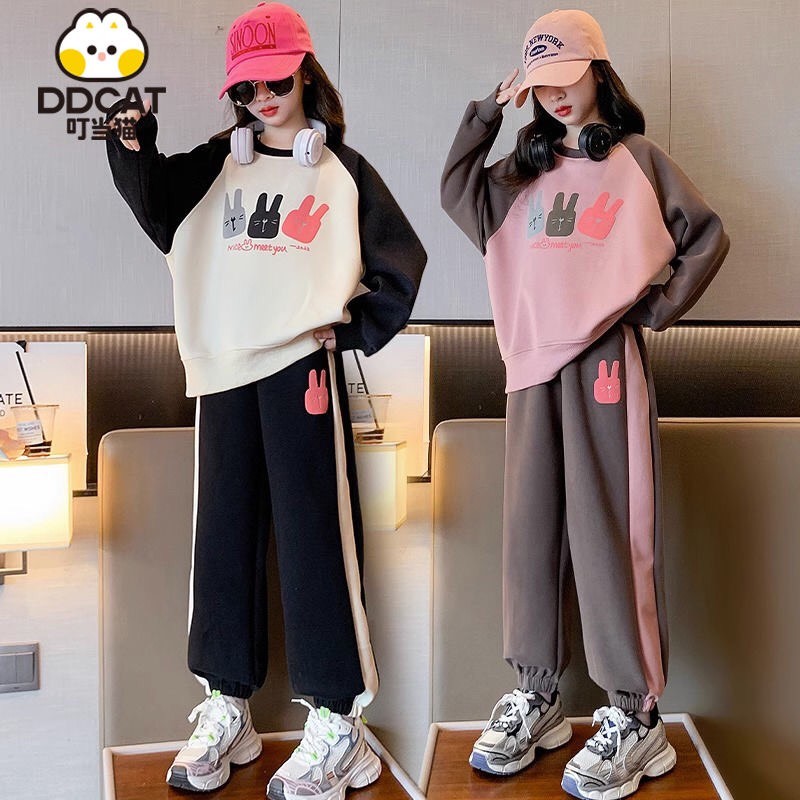 HA13109 - BỘ NỈ DDCAT HÌNH THỎ